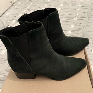 Urban Outfitters Dark Green Ankle Boots